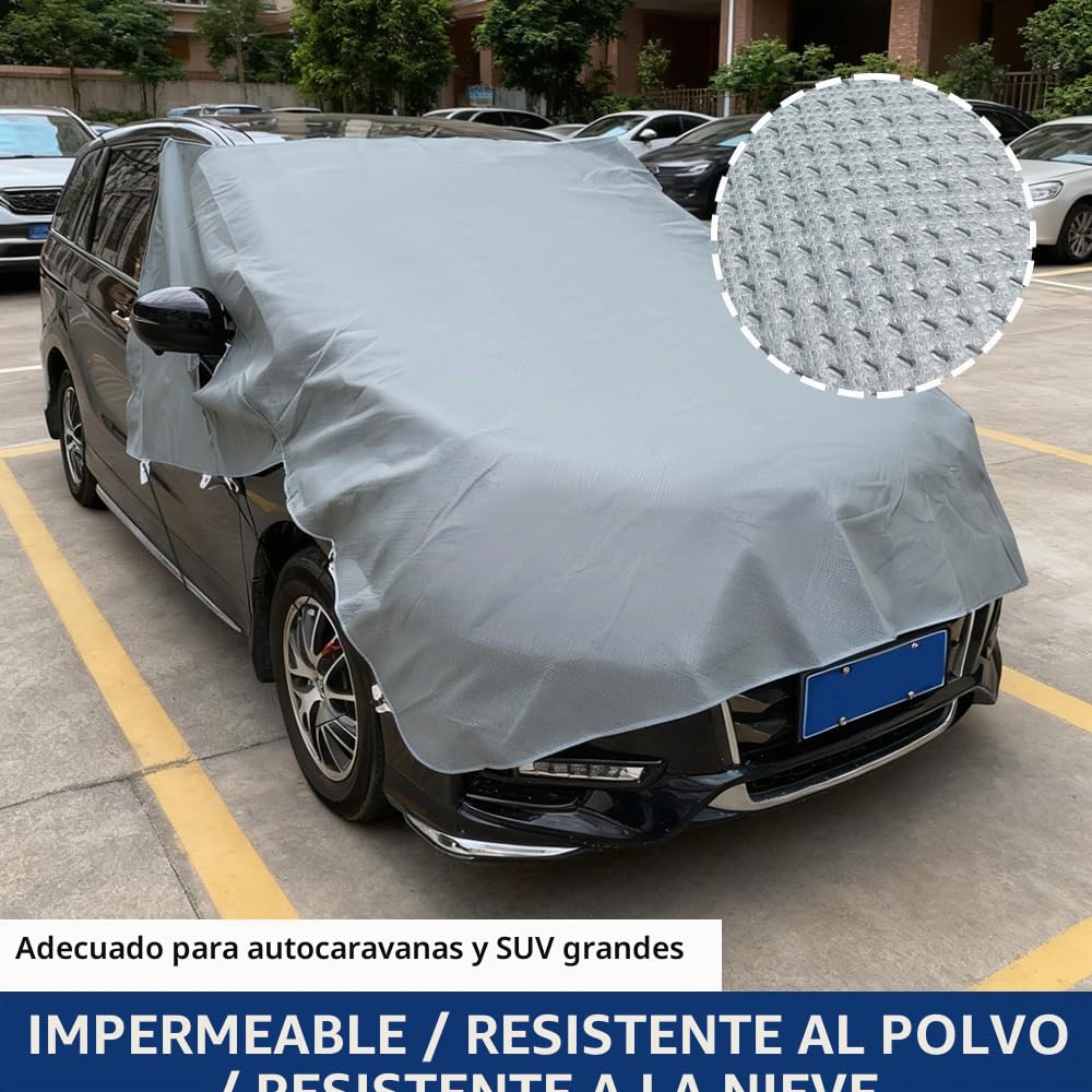 Cubierta completa para parabrisas de caravana y autocaravana, 600D Oxford, no tejida, impermeable, para Fiat Ducato, Peugeot, Boxer, Citroen Relay 2006+ Ram Promaster