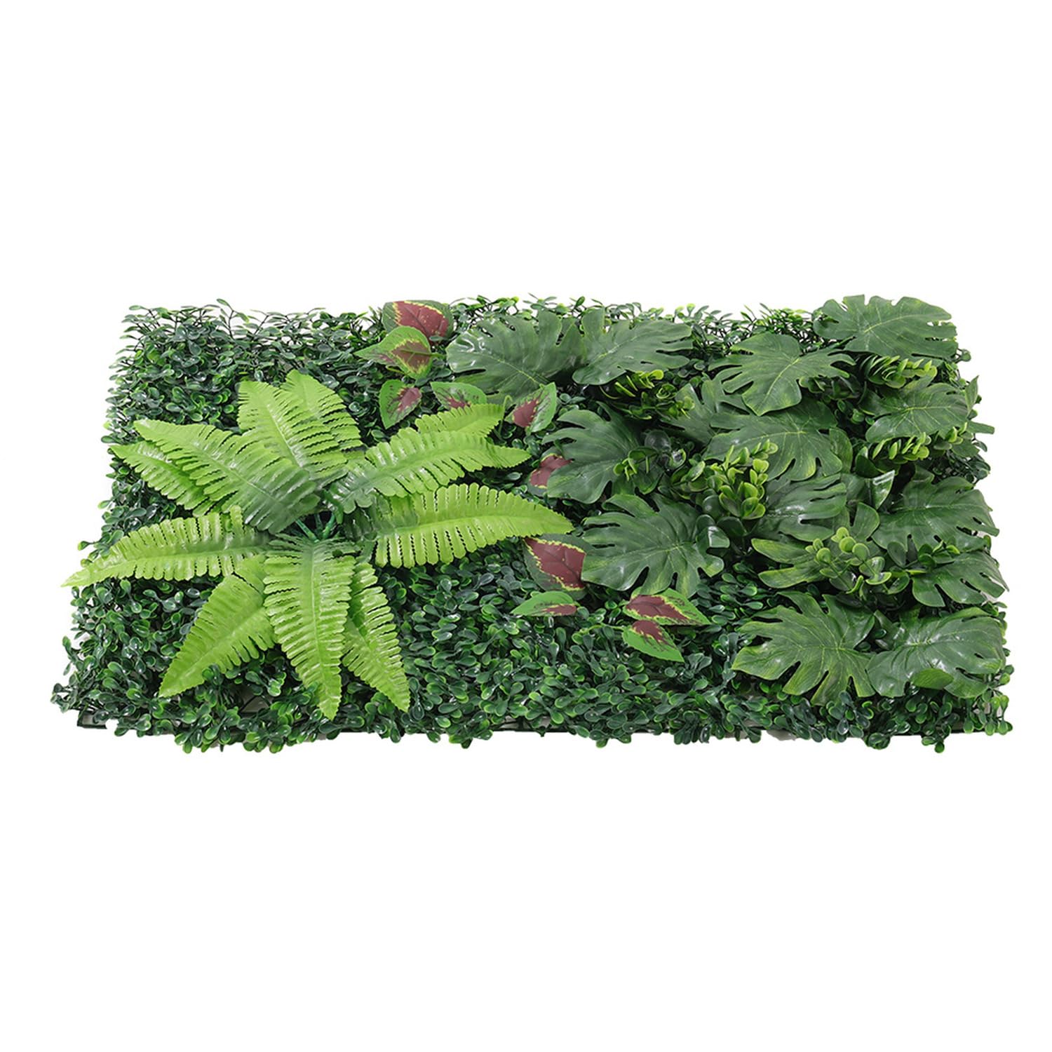 Treillis de feuilles et de fleurs artificielles de qualité supérieure pour mur de cour