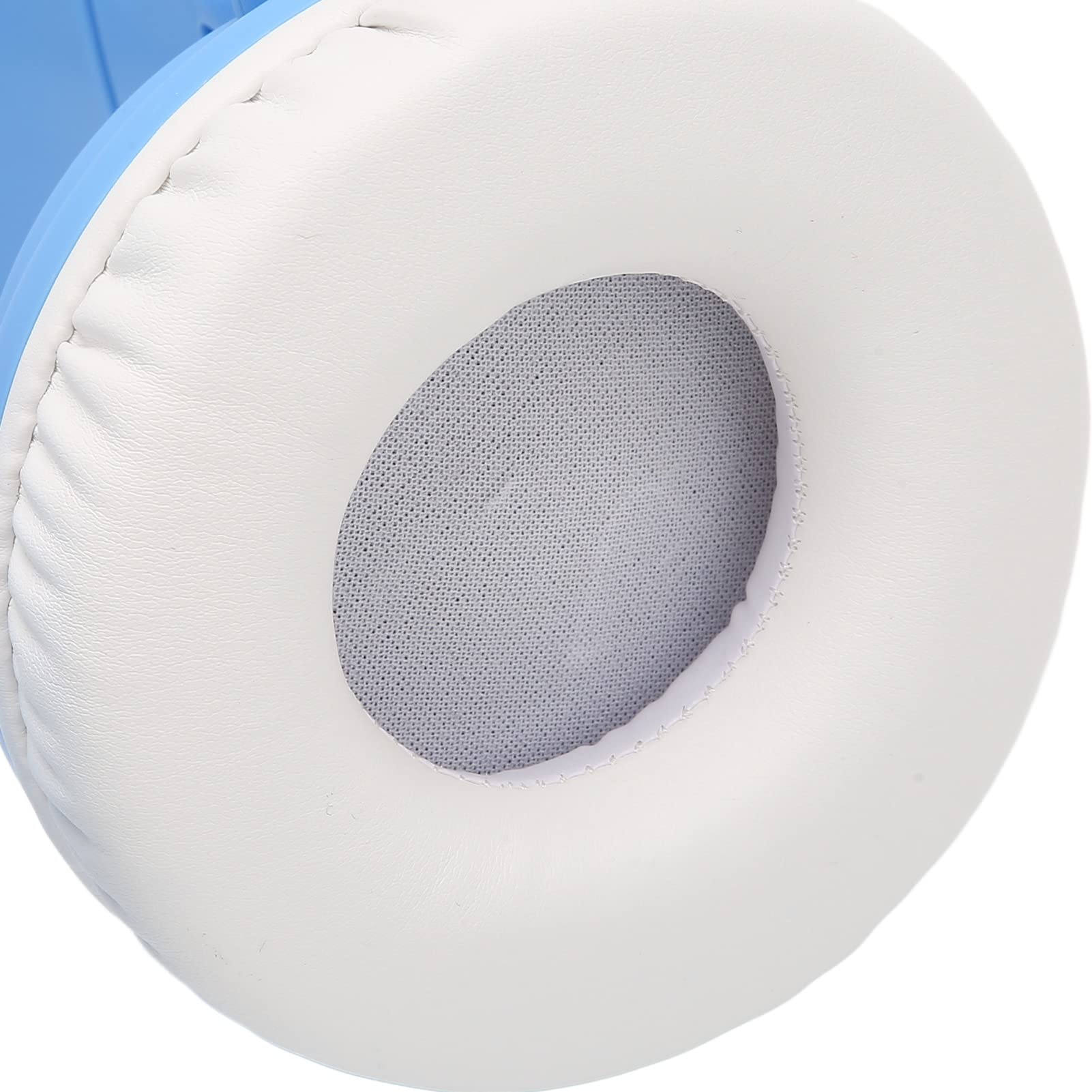 Asixxsix Cuffie Cat Ear, Cuffie da Gioco Stereo Bluetooth con Microfono Integrato e Luce LED RGB, Sovrauricolari per Cellulare Portatile, Archetto Regolabile (BLUE)