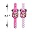 Disney Junior Minnie Mouse Play Smart Watch with Lights and Sounds, 3-pieces, Pretend Play, Kids Toys for Ages 3 Up by Just Play