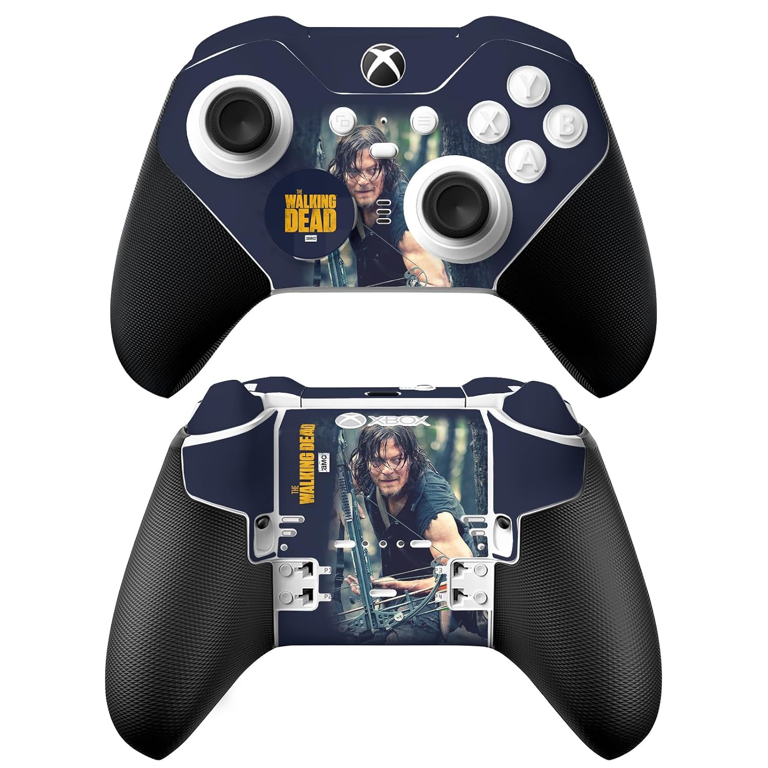 Head Case Designs Officially Licensed AMC The Walking Dead Daryl Lurk Daryl Dixon Graphics Vinyl Sticker Gaming Skin Decal Cover Compatible With Xbox Series X & S Elite Wireless Controller Series 2