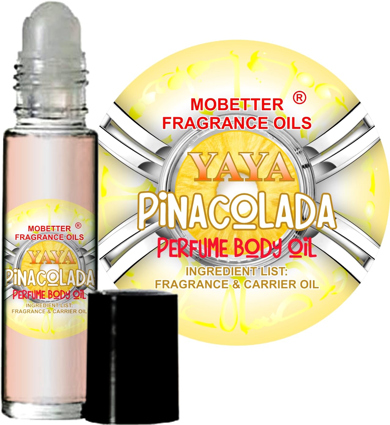 MOBETTER FRAGRANCE OILS YAYA Pinacolada Parfum Fragrance Body Oil for Women