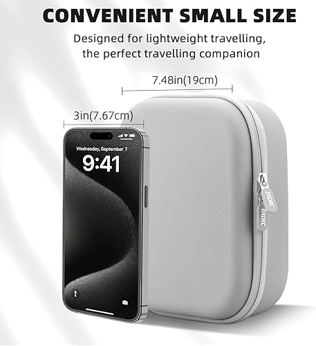 Miniatura 2 de Estuche de transporte para DJI Osmo Pocket 3Creator Combo, PU Hard Shell Bolsa de almacenamiento Funda protectora portátil para DJI OSMO Pocket 3