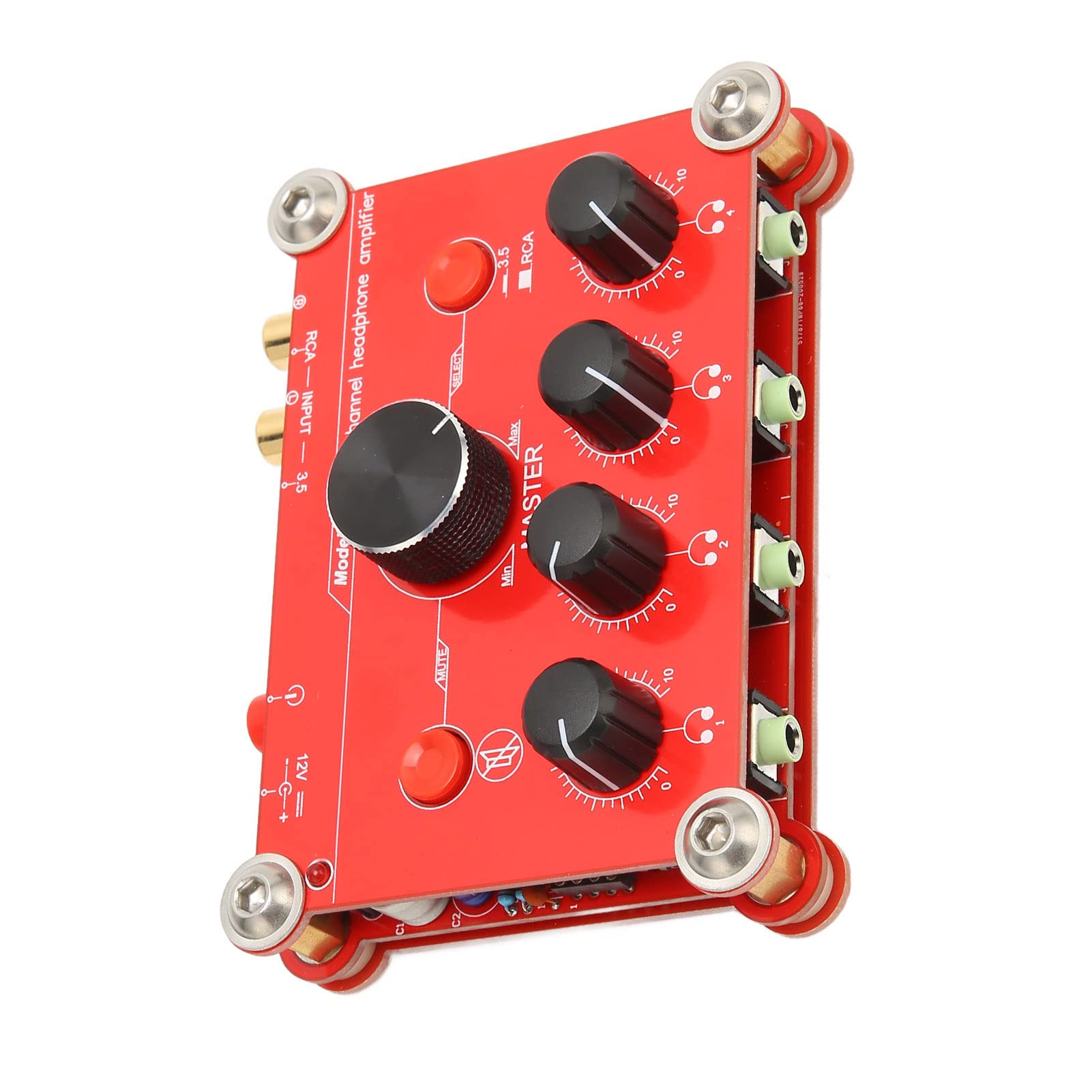 Amplificateur de Casque à 4 canaux, Module Audio indépendant de contrôle du Volume