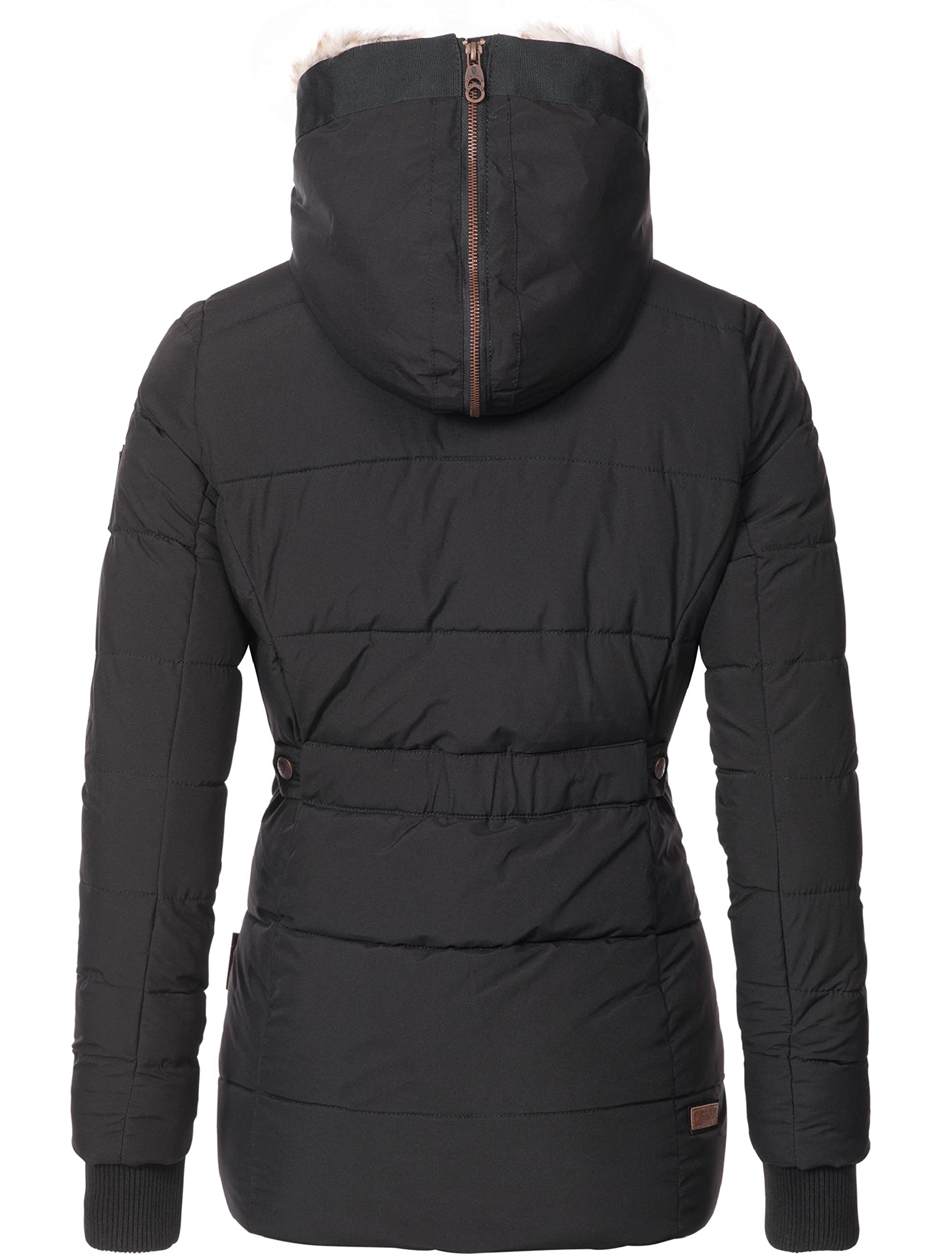 Marikoo Nekoo veste d'hiver pour femme matelassé avec capuche XS-3XL