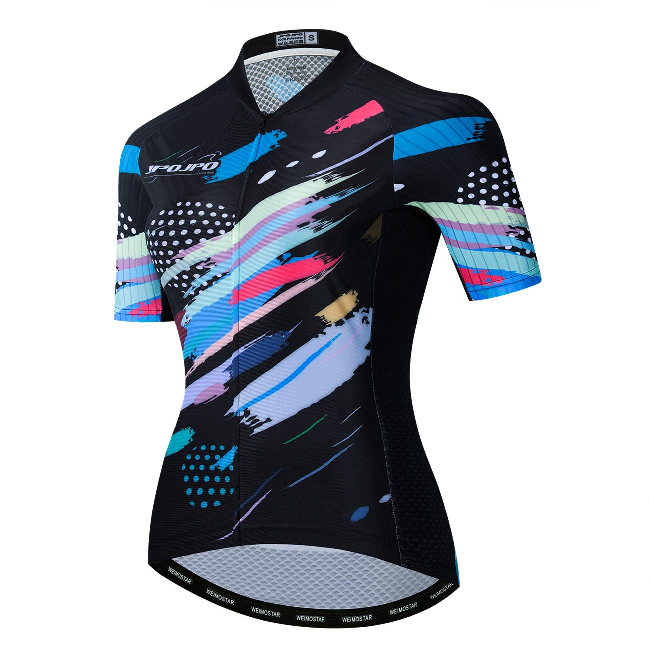 JPO JPO Cycling Jerseys Women, Summer Bike Shirts Breathable MTB Jersey Outdoor Sport Bicycle Tops Quick Dry, Jp6021, XL For Chest 40.9