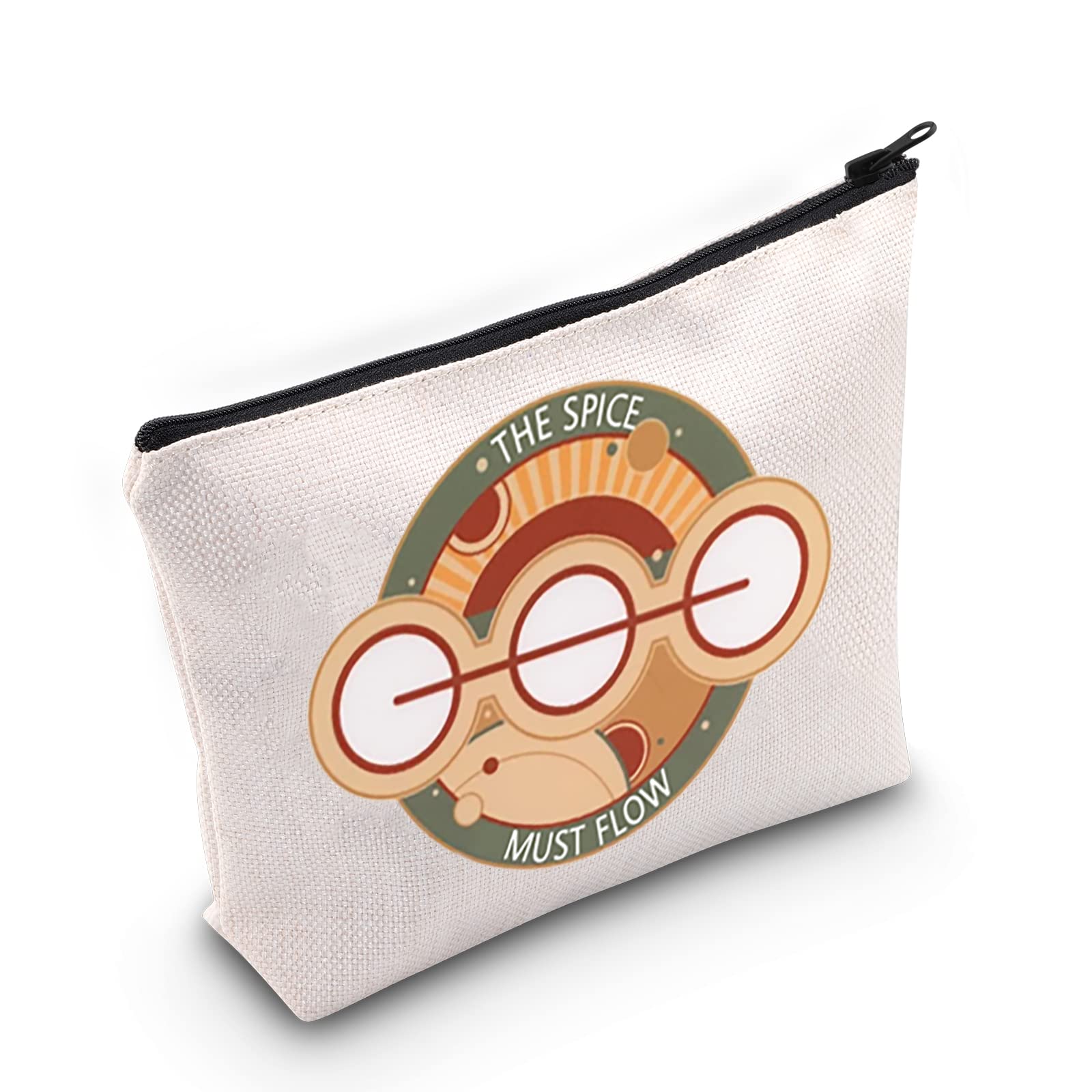 TOBGBE Dune Gift Dune Book Inspired Makeup Bag Dune Book Series Fans Gift Guild Navigator Cosmetic Bag (Must Flow)