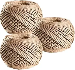 KIT C/3 Un. Fio Cordão Barbante Rami 2mm Rolo 100g Sisal Aprox 90mts Artesanatos Convite Tags Alças Laços