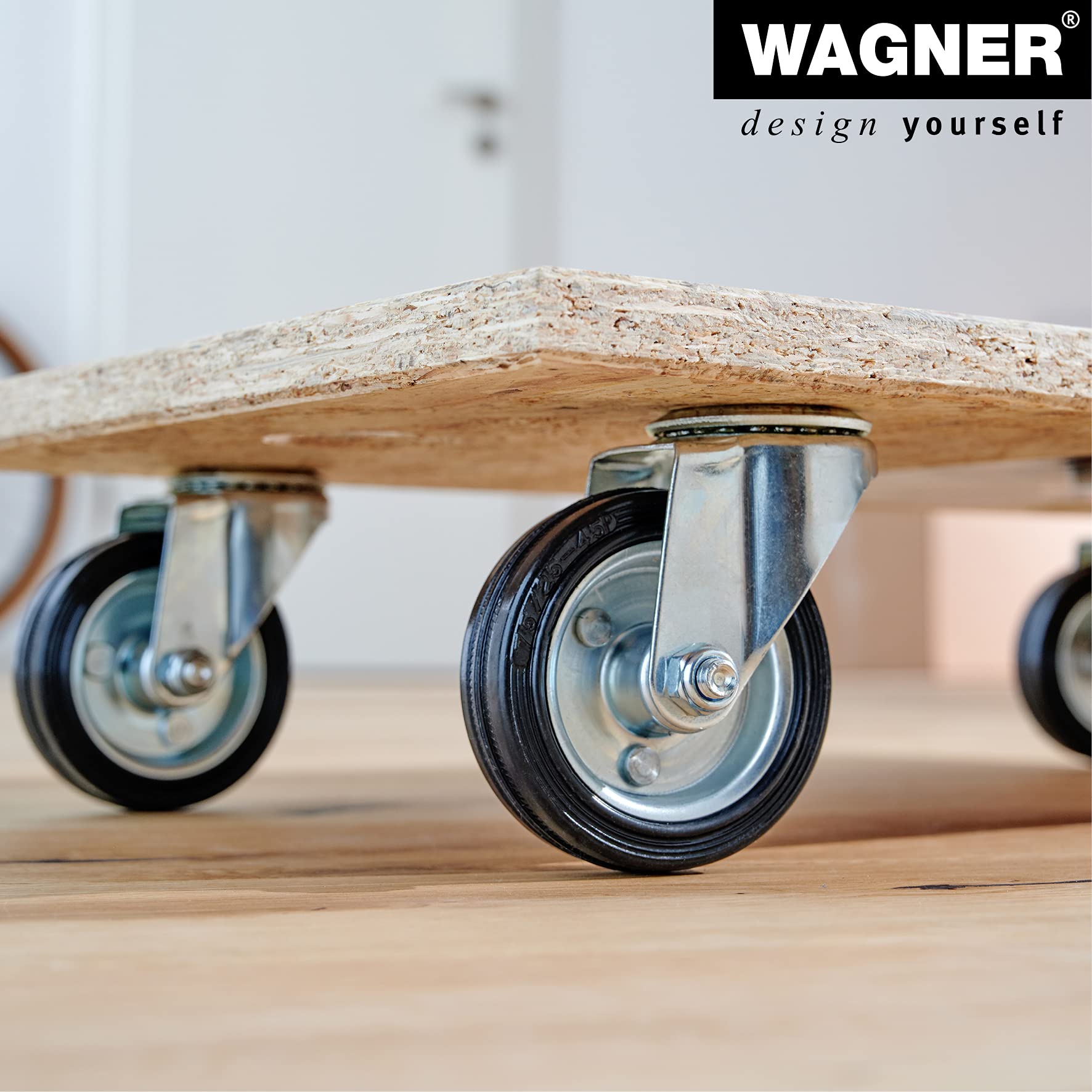 Carrello Trasporto Pesi Wagner - Portata 250 Kg, Ruote Soft, 57,5x30 Cm - Foto 7