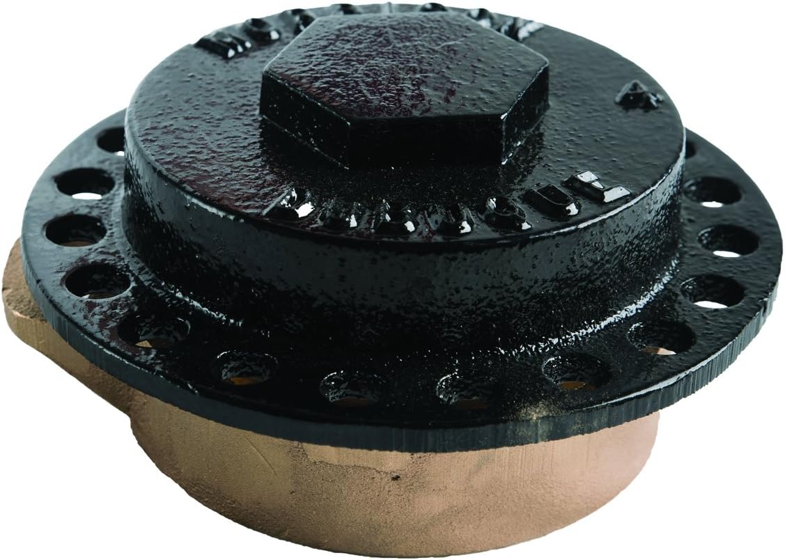 178-0300 AC Iron Fill Cap, Brass Body, 2"