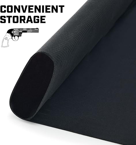 Miniatura 5 de GLORYFIRE Tapete de limpieza de pistola tapete de limpieza de doble grosor tamaño de 12 x 36 pulgadas para limpieza de rifle de escopeta de pistola