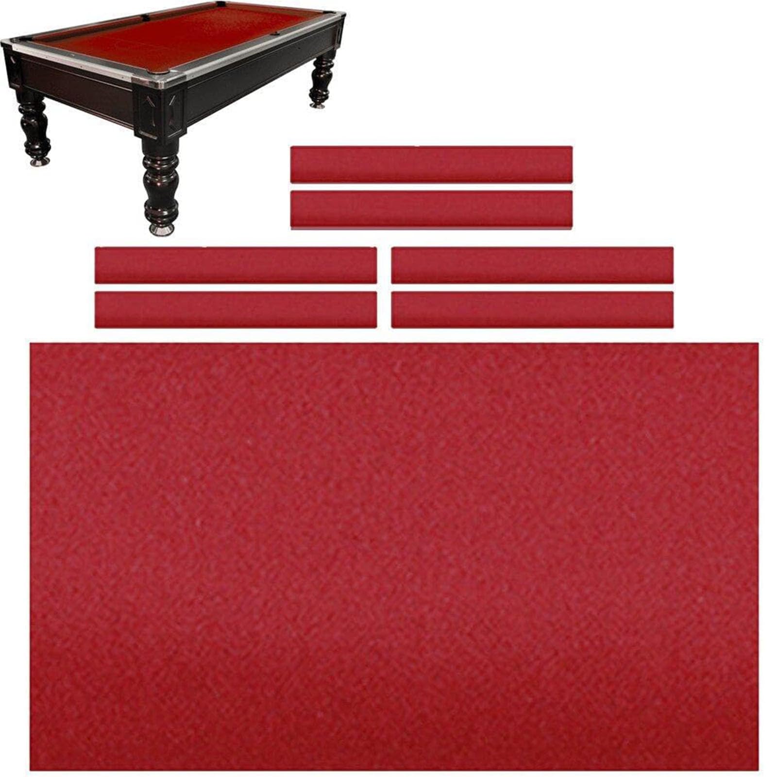 Nappe de billard en fibre étirable tapis de feutre résistant pour jeu de bar et club