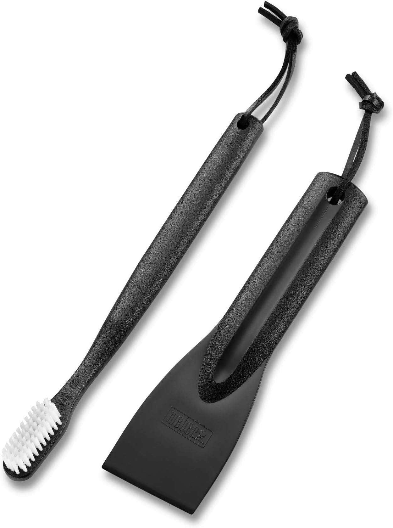 Weber Gas Barbecue Maintenance Kit - Cookbox Scraper and Flexible Brush BBQ Grill Cleaning Kit for Removing Tough Grease