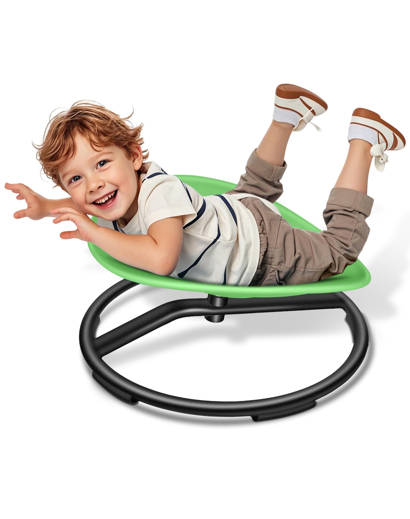 FERUERW Spinning Chair for Autistic Kids, Sensory Swivel Chair, 220LBS Weight Capacity, Sensory Toy for Children with ADHD/Autism, Training Body