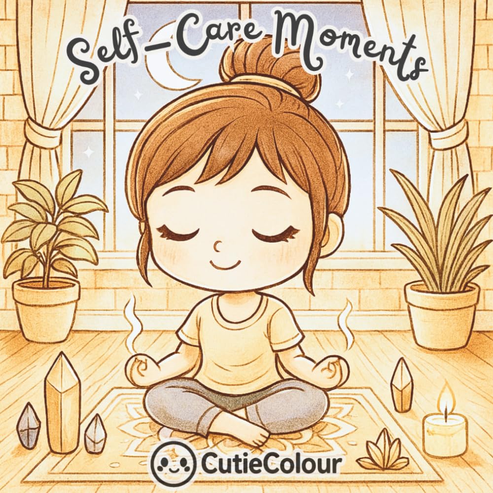 Self-Care Moments: A 25 Image Relaxing Adult Coloring Book Designed to Soothe The Mind and Calm The Soul