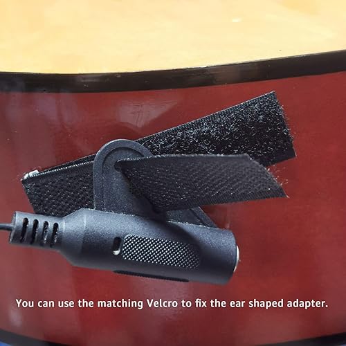 Miniatura 4 de Imelod Micrófono de contacto Piezo Pickup Violín Micrófono Pickup Cello Banjo Ukelele Mandolina, Micrófono de Guitarra Acústica Pastilla