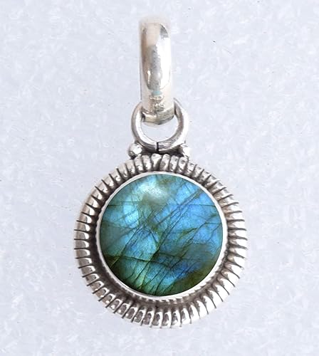 Miniatura 7 de Black Tourmaline Stone 925 Sterling Silver Pendant Necklace For Women Girls Gift, Natural Gemstone Pendant Necklace, Solitaire Pendant, Handmae