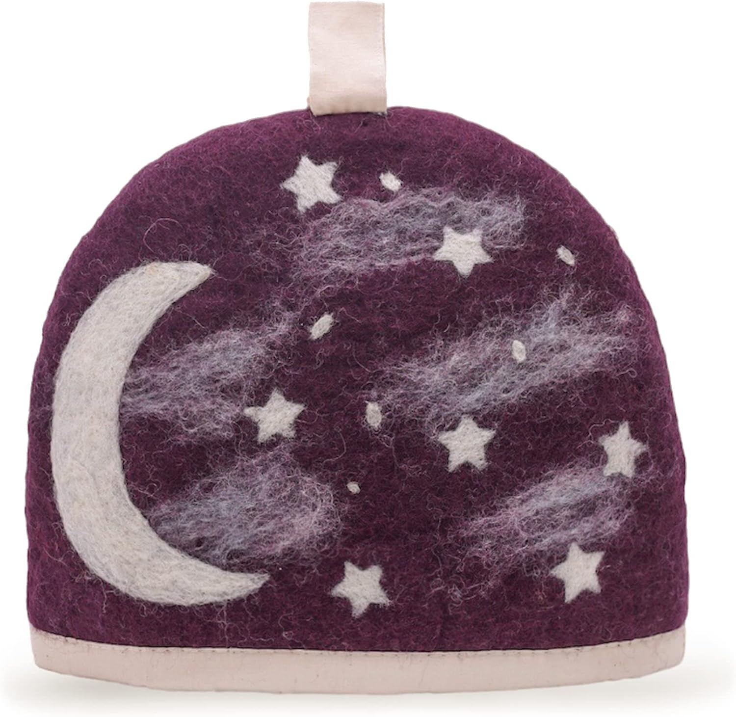 Glaciart One Wool Teapot Cozy Kettle Cover | Dome Shaped Large Tea Cosy, Kettle or French Press | Handmade & Needle Felted from Natural Wool | Warms Up to 2 Hours | Great as Gift