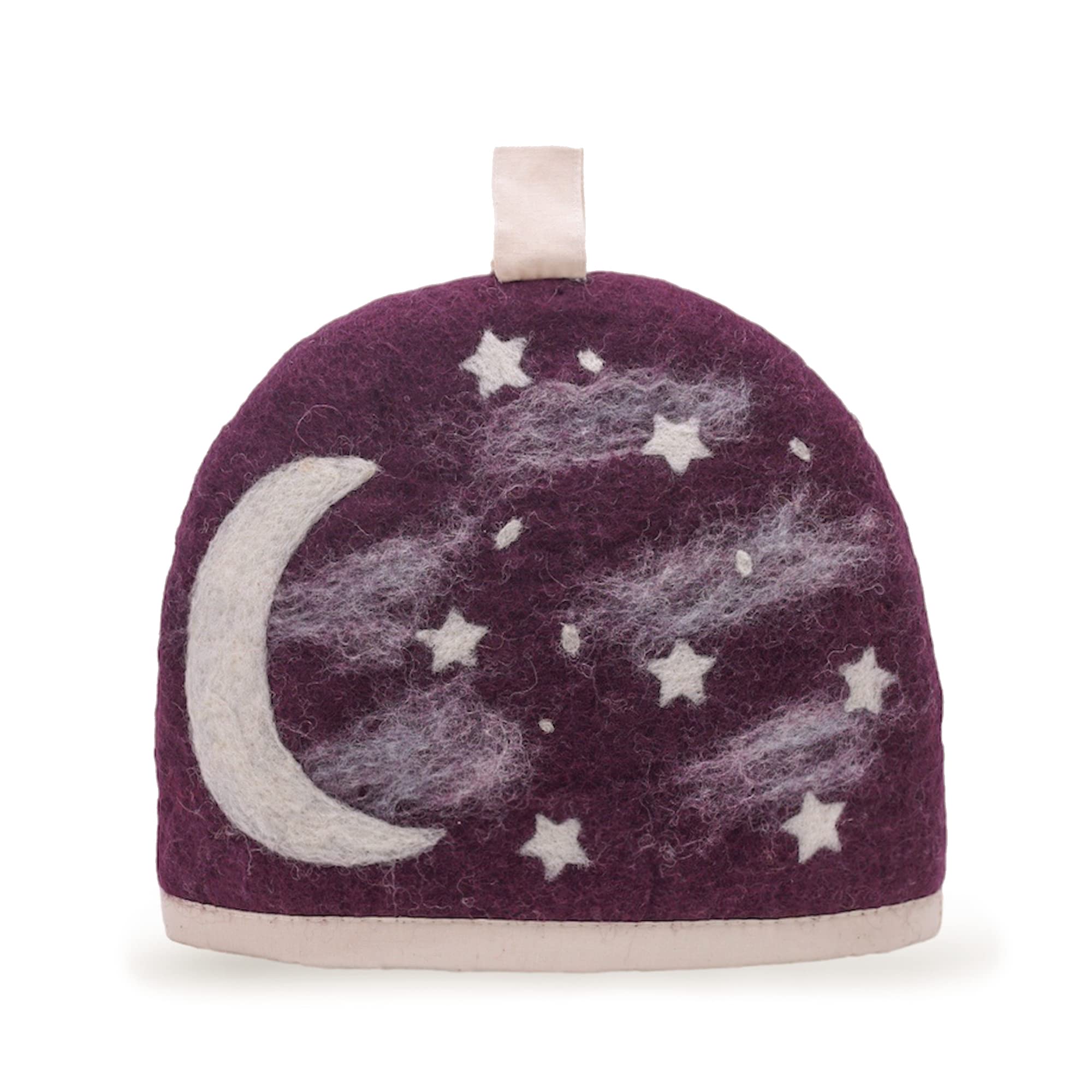 Glaciart One Wool Teapot Cozy Kettle Cover | Dome Shaped Large Tea Cosy, Kettle or French Press | Handmade &amp; Needle Felted from Natural Wool | Warms Up to 2 Hours | Great as Gift