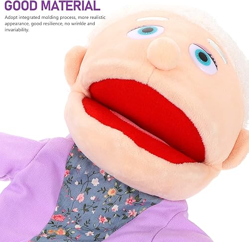 Miniatura 8 de Zerodeko Juguetes de marionetas de mano para contar historias, marionetas de felpa interactivas con boca movible, figuras de juego educativas para