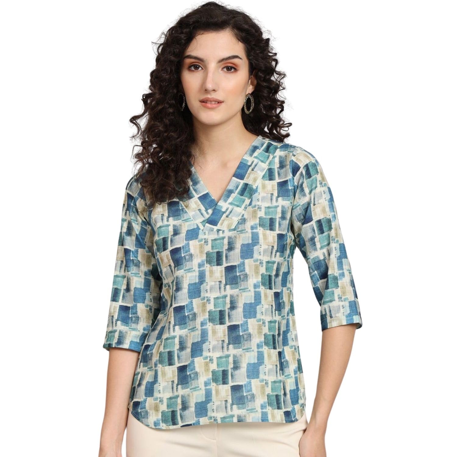 powersutra Printed Tops for Woman | Work Casual for Women Tops-picture-21