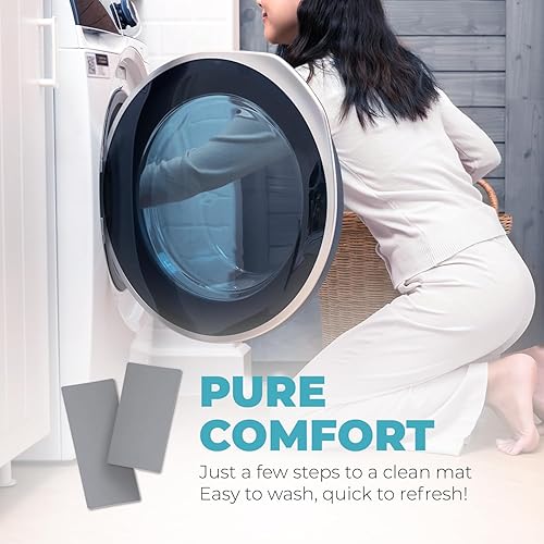 Miniatura 7 de Homergy Alfombra de baño Superabsorbente y de secado rápido con parte trasera de goma antideslizante, lavable a máquina y resistente al olor 16 x