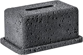 CYairong-22 Caja de Pañuelos Caja de pañuelos de Cemento, Caja de Dibujo de Papel Creativo, decoración for Sala de Estar, Comedor, Muebles for el hogar Porta Pañuelos(Negro)
