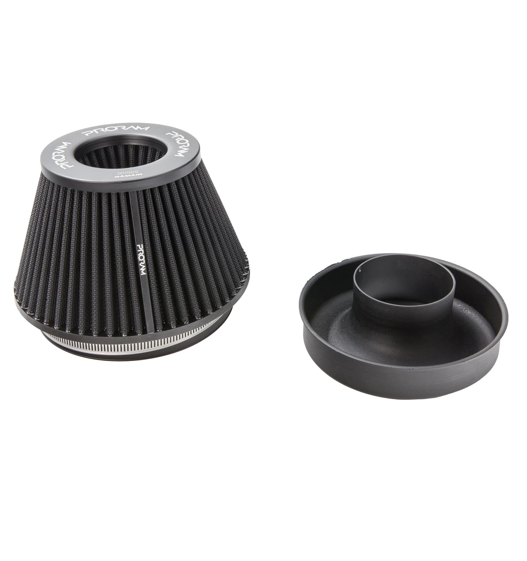 Ramair Performance Pleated Medium Cone Air Filter with 70mm OD Neck Velocity Stack