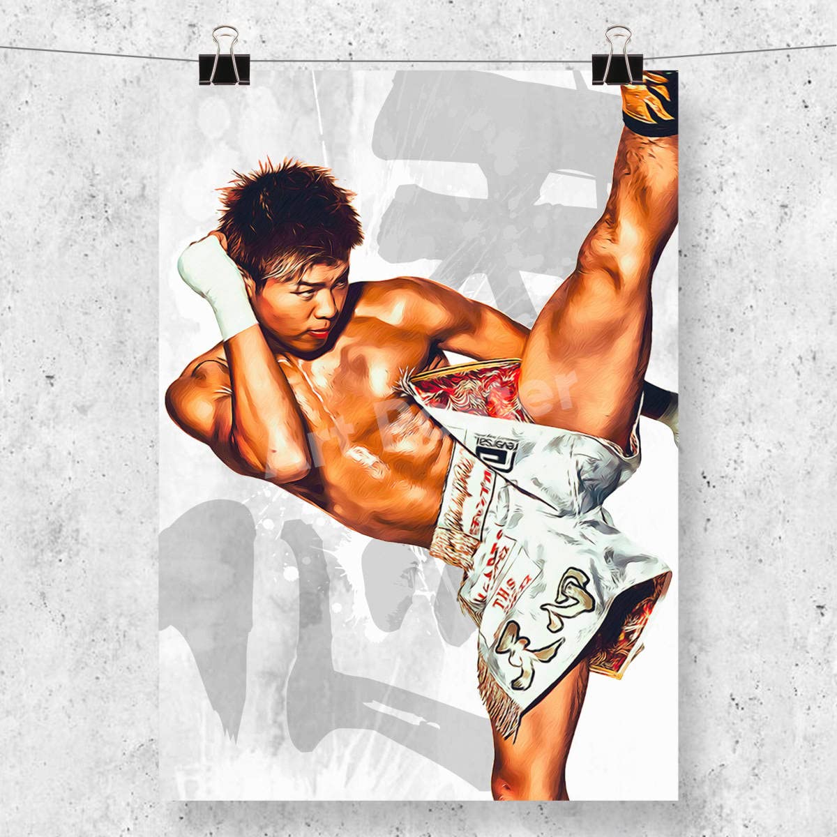 Amazon.co.jp: 那須川天心 ポスター アートポスター インテリア RIZIN 