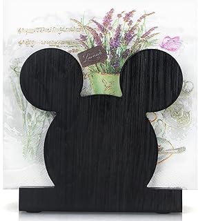 Cute Wooden Napkin Holder for Table Decor Kitchen Bathroom Desk Accessories Modern Cocktail Funny Decorative Xmas Home Decor Farmhouse Wood Cool Christmas