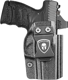 WARRIORLAND IWB Kydex Holster w/Optics Cut, Compatible with Walther PPS M2 9mm/.40 Pistol, Inside Waistband Appendix Carr...