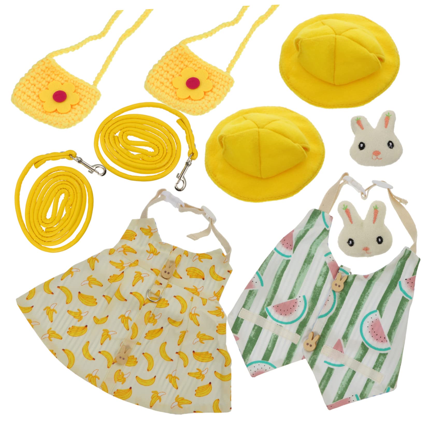 Costume Coniglio Per Animali - Pettorina E Accessori Cartoon Per Cani
