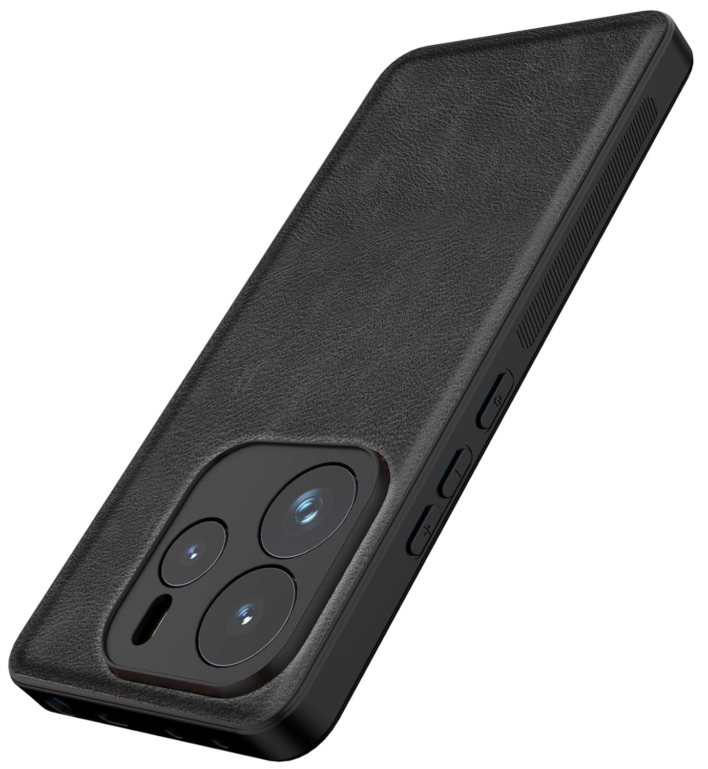 Kapa Tux Leather Back Cover for Redmi Note 14 (5G) | Slim Shockproof Camera Protection Bumper Case (Black) Kapa Tux Leather Back Cover for Redmi Note 14 (5G) | Slim Shockproof Camera Protection Bumper Case (Black)