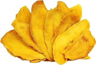 No Sugar Added Dried Mango Slices - 48 Oz Delicious Texture Soft & Juicy No Sugar Added Dried Mango - Naturally Ripened Mangos Dried Fruits - Gluten Free Kosher Non GMO Natural Source of Vitamin C,in Resealable Bag,3 Lbs