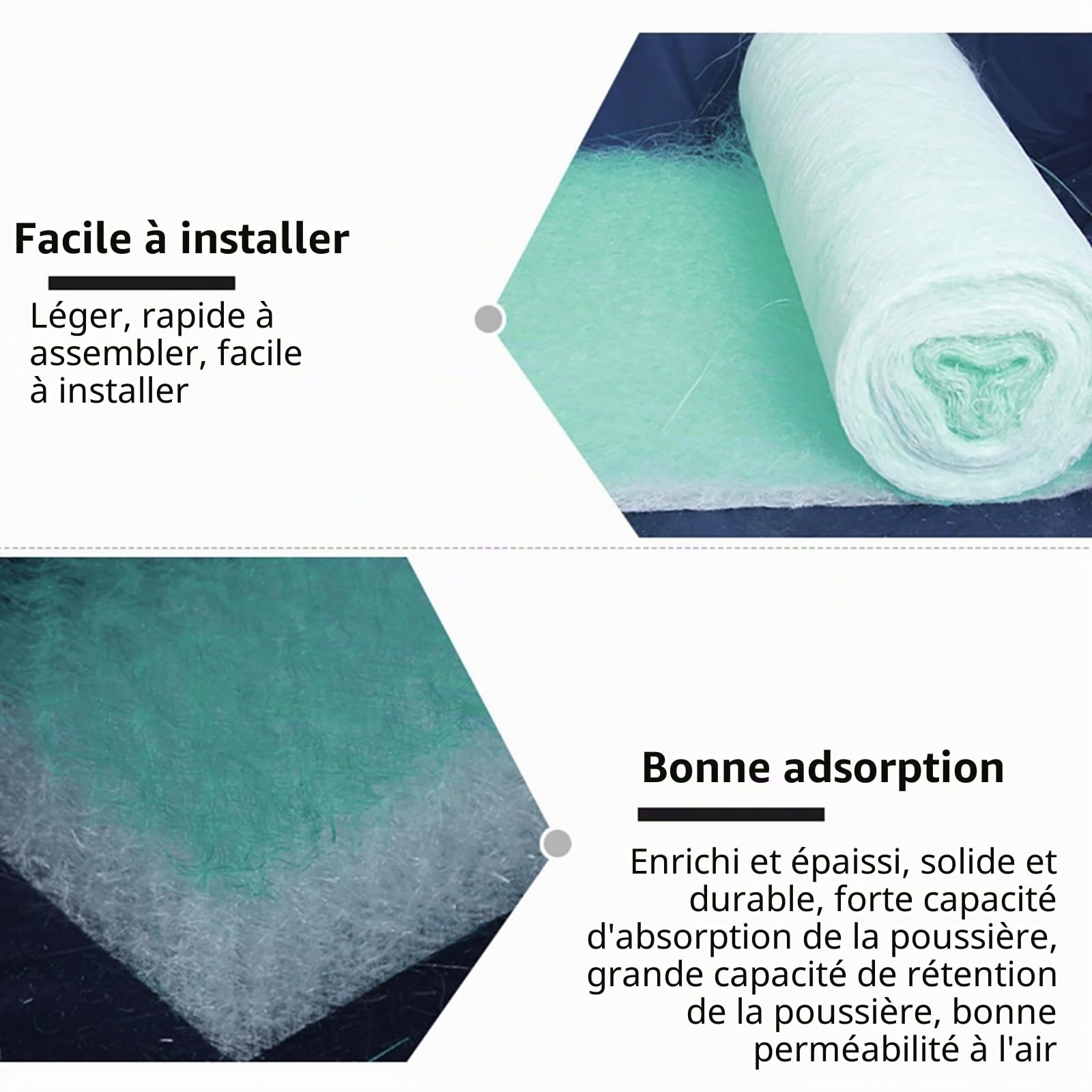 Filtres de Cabine de Peinture,Filtre De Cabine De Pulvérisation 1 Rouleau,Filtre À Air en Fiber De Polyester Magasin De Peinture Cabine De Pulvérisati(Size:3.28x65.6ft(1x20m),Color:Thickness: 60mm)
