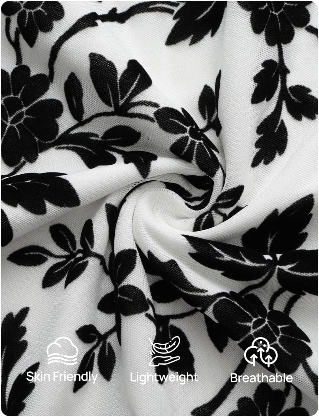 ZESICA Womens Floral Long Sleeve Shirts 2026 Spring Boat Neck Mesh Ruched Tops Fitted Asymmetrical Going Out Blouses - Image 7