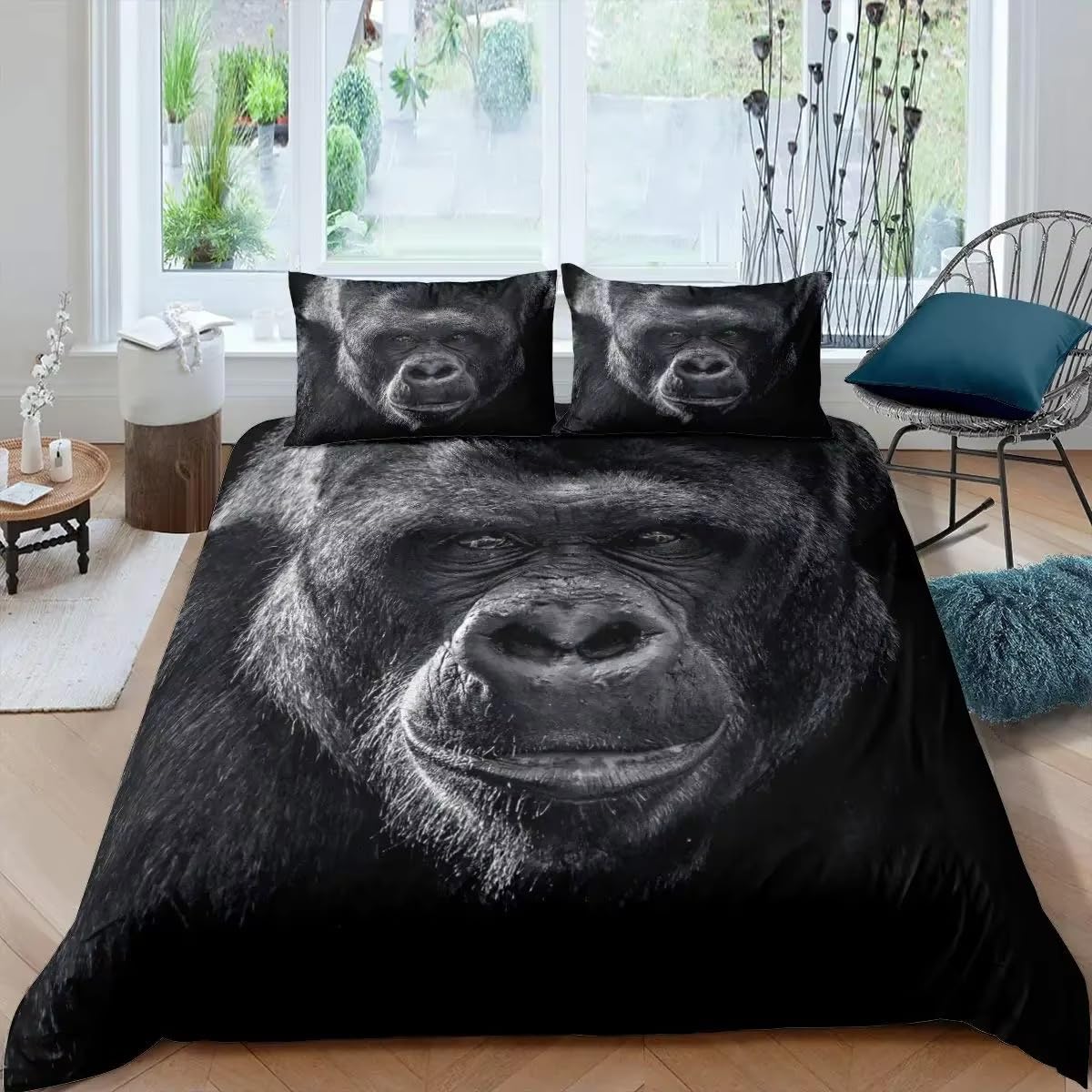 Housse de couette gorille pour transformer la chambre enfant