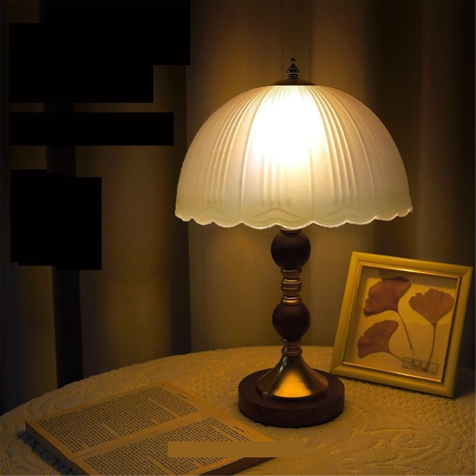 Lampy stołowe Vintage lampa stołowa do szafki nocnej w sypialni