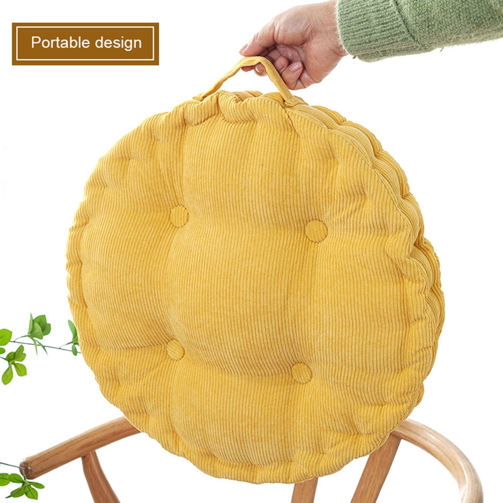 Codi Coussin De Sol De Méditation, Grand Coussin Rond Pour Adultes, Coussin Rond Mandala Bohème Pour Cheminée Extérieure, Yoga, Salon, 81,3 Cm, Mousse à Mémoire De Forme Ajoutée, Bleu Marine