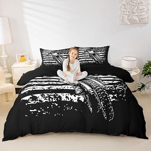 Miniatura 50 de Erosebridal Juego de cama de flores hippie, decoración de cumpleaños, funda de edredón, lindo juego de ropa de cama floral arcoíris para niñas y