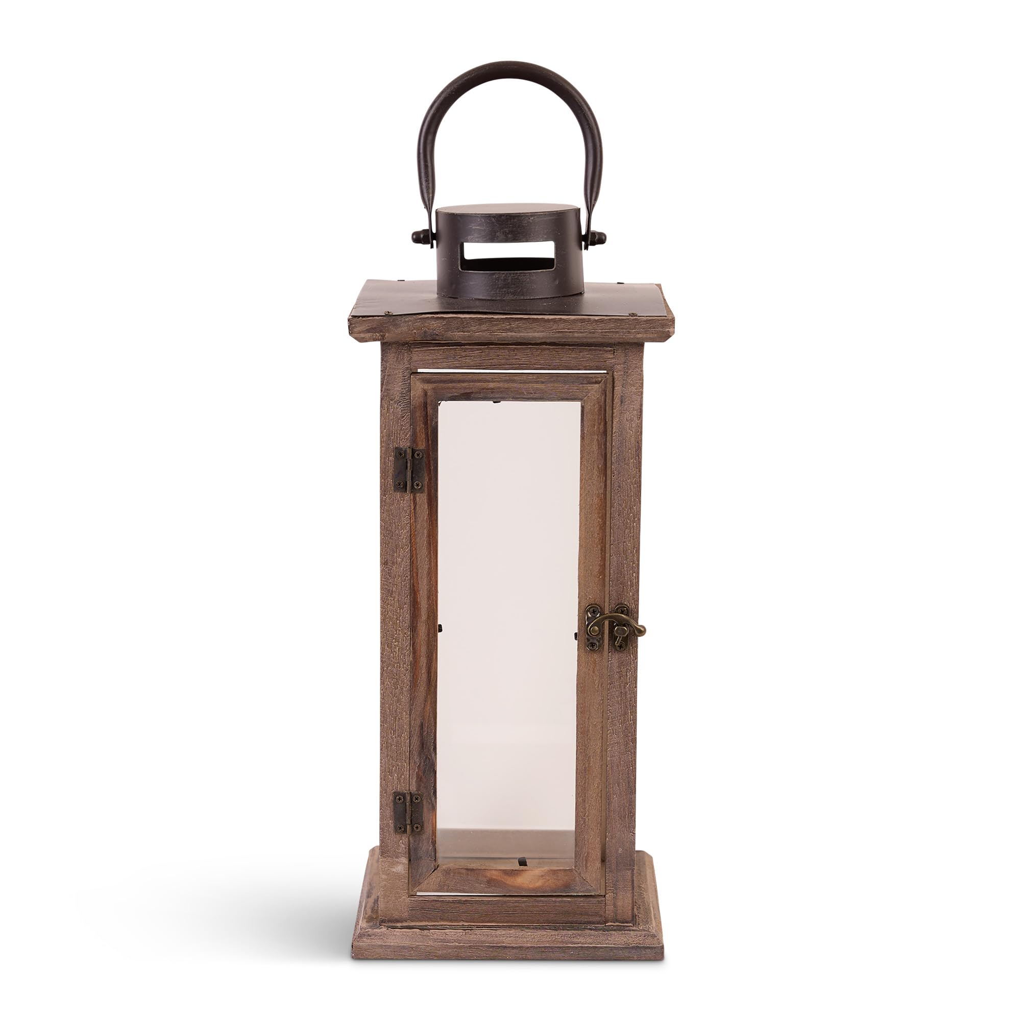 Koehler Home Decor Perfect Lodge Wooden Lantern