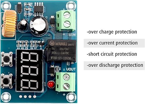 Miniatura 3 de 2 unids XH-M609 Módulo de interruptor de pantalla digital de protección de voltaje DC 12V-36V protección de desconexión de bajo voltaje sobre módulo