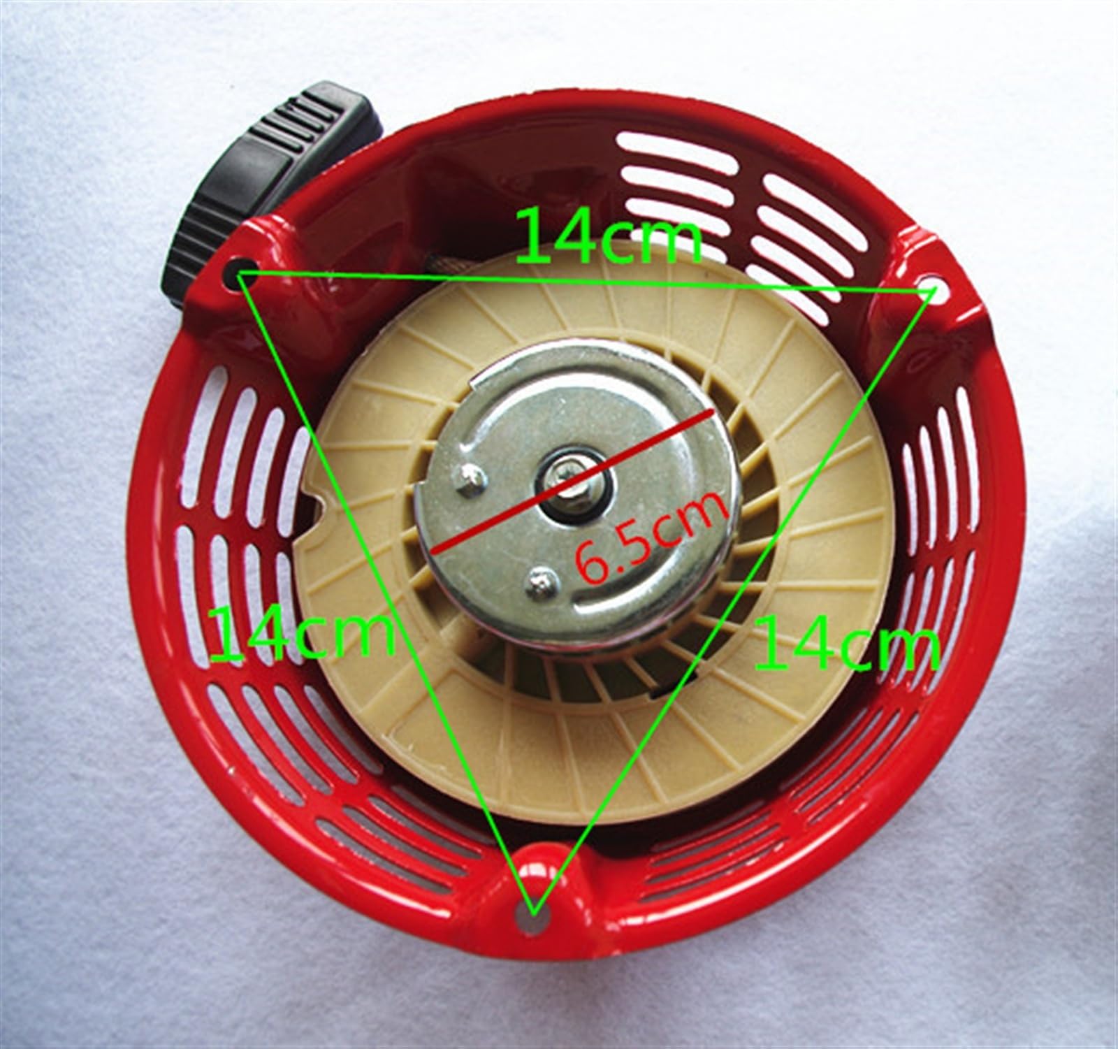 DUNLAP G150 G200 Avviamento a Strappo Adatto for G150 G300 GV150 GV200 e Altro 4~6,5 HP Cricchetto in Acciaio Riavvolgi avviamento a Strappo Maniglia Gruppo Fune
