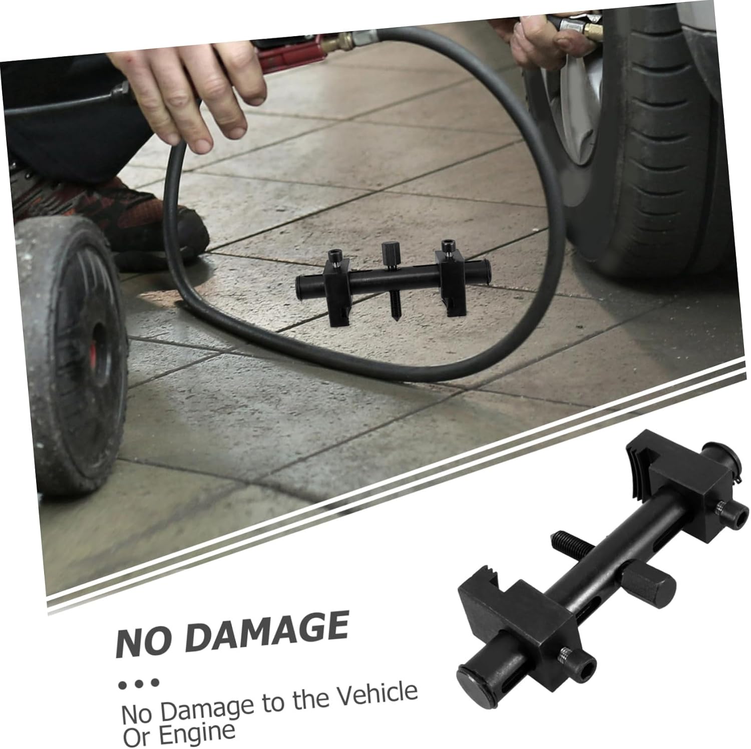 Crankshaft Pulley Removal Tool Belt Pulley Puller for Automotive Mechanic Steel Construction Versatile Kit