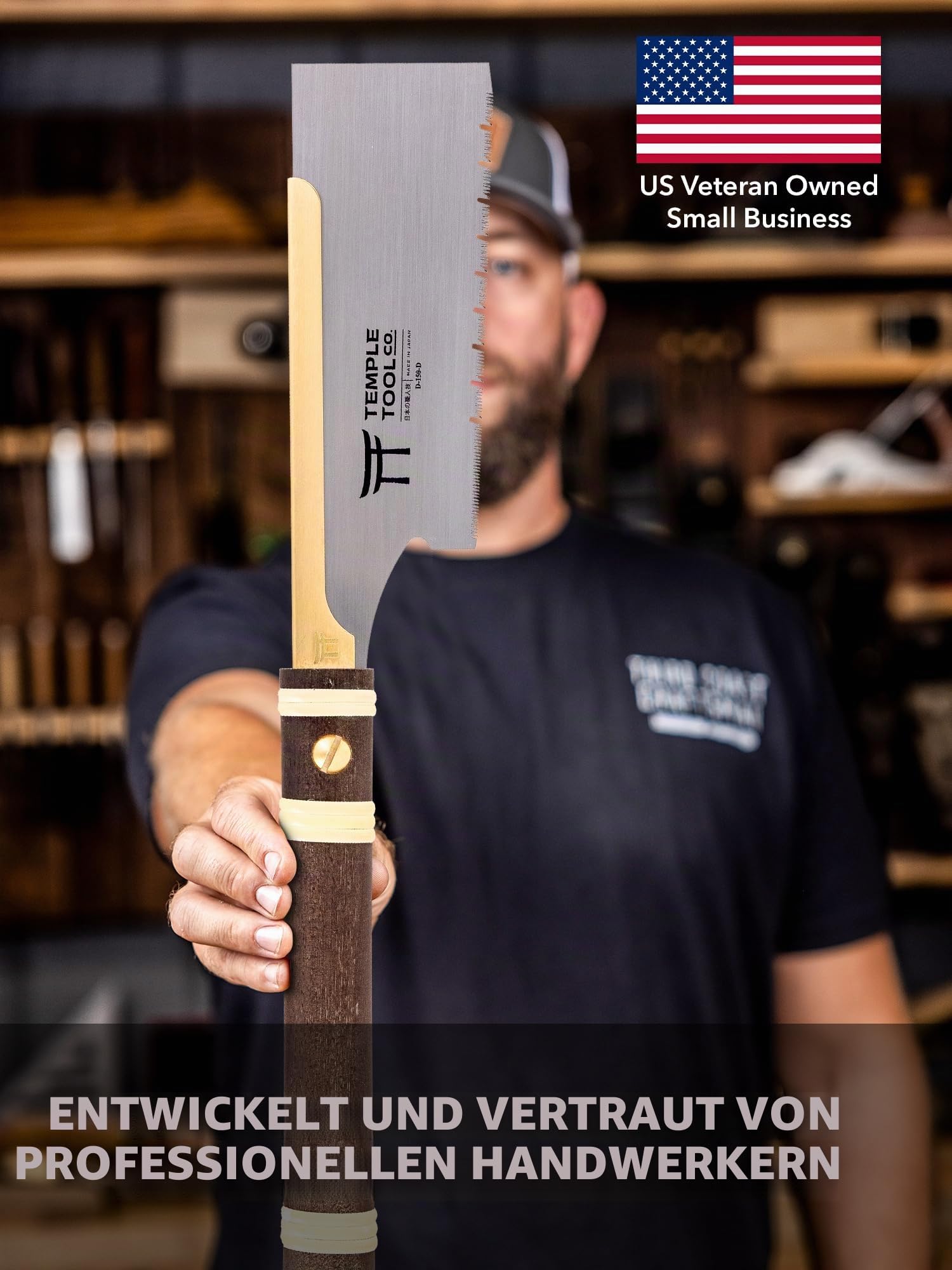 Japanische Zugsäge Dozuki 6 Ripcut Querschnitt Schwalbenschwanzsäge Temple Tool Co.