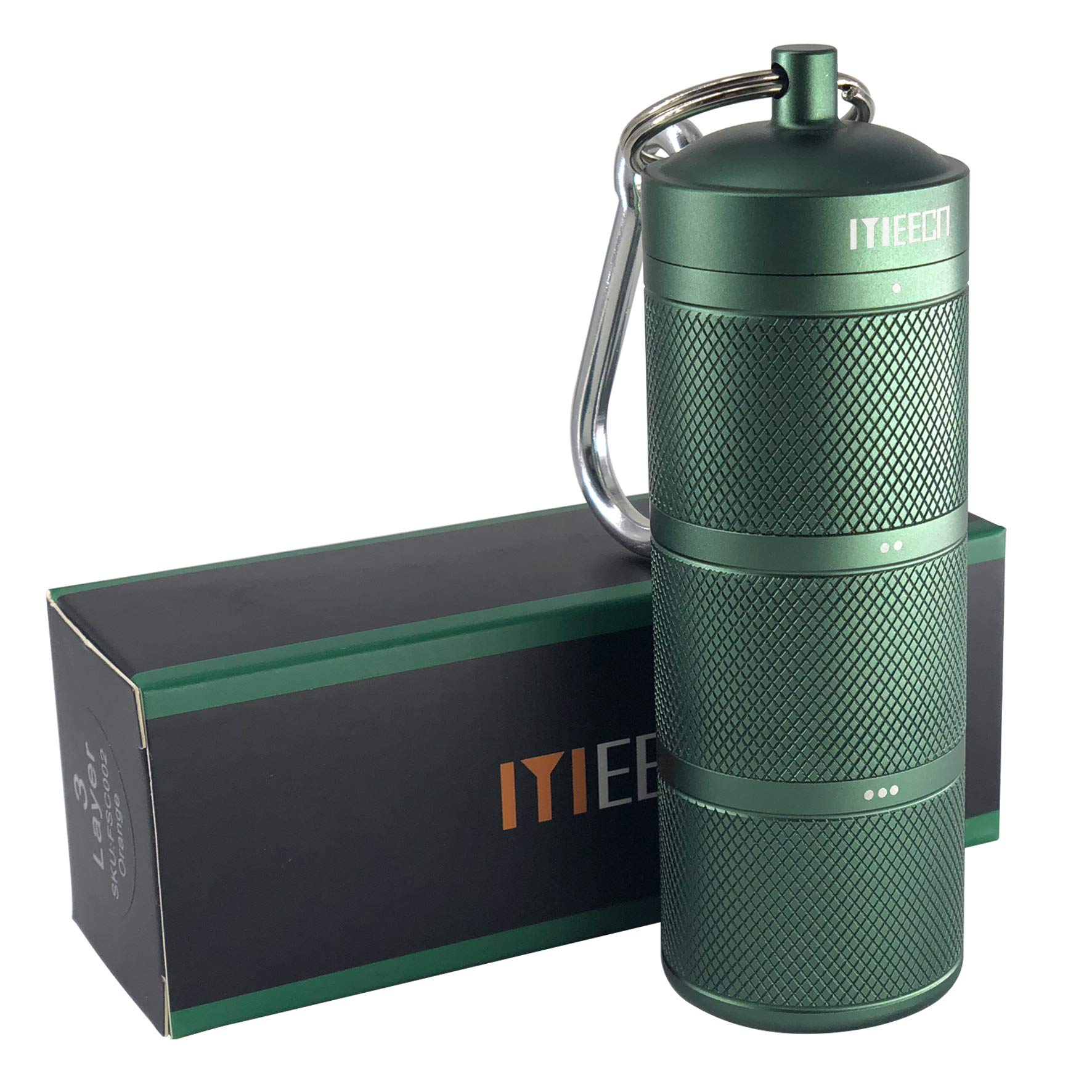 Three Layer Large Pill Organizer, Aluminium, Metal Dispensers, Waterproof, Can Store Pills Anything Sizes, Vitamins, Cod Liver Oil, Supplements and Medication (Green)