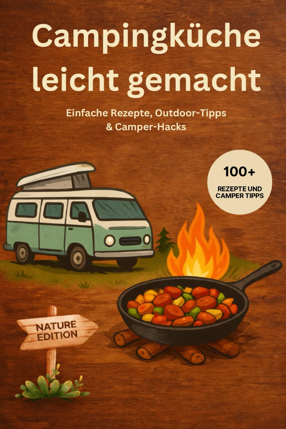 Das Camping Kochbuch - Rezepte für unterwegs: einfach und schnell inkl. Camping Tipps - Nature Camper Edition: Einfache Outdoor-Rezepte, Wohnmobil-Gadgets & clevere Tipps für dein Camping-Abenteuer