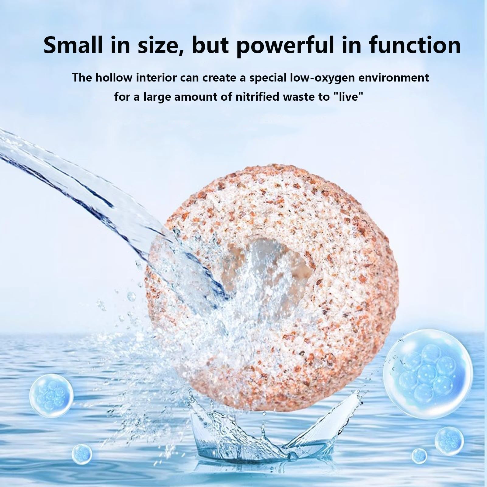 Sphère filtrante Biologique de 5 kg, Filtre d'aquarium, sphère filtrante à Billes de Quartz, Accessoire pour Aquarium, pour la Filtration d'aquarium