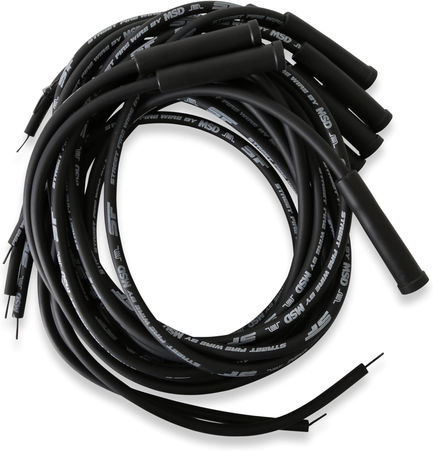 Coiled MSD Street Fire Spark Plug Wires