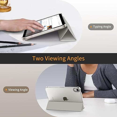 Miniatura 134 de MoKo Funda para iPad mini 7 (A17 Pro) Generation Case 2024, iPad mini 6 2021, funda delgada y ligera de 8.3 pulgadas de carcasa de policarbonato